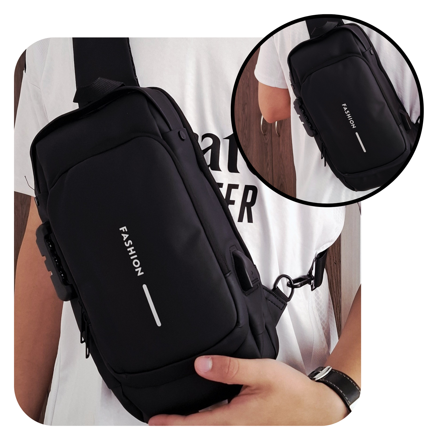 Morral Antirrobo Minimalista