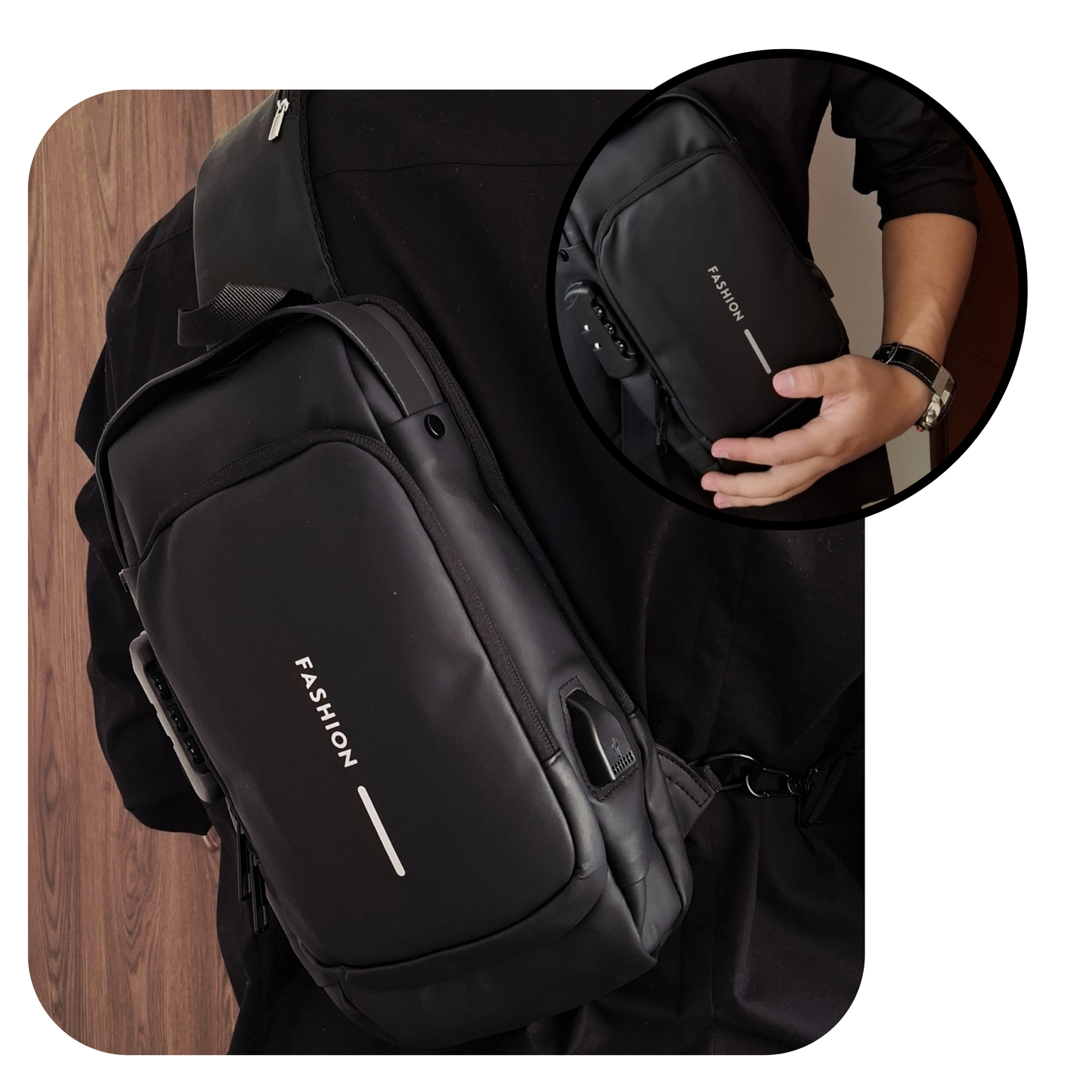 Morral Antirrobo Minimalista