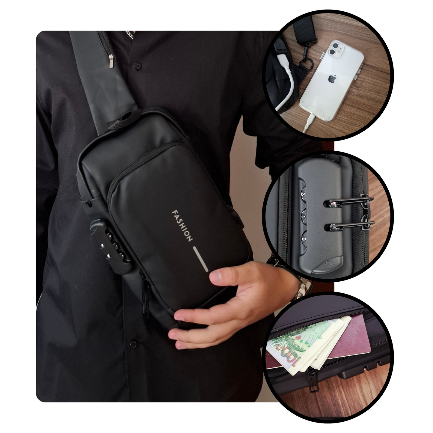 Morral Antirrobo Minimalista